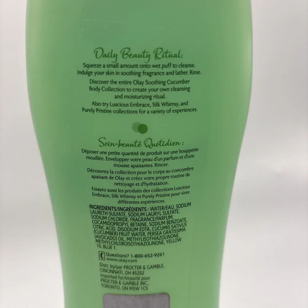 Olay Soothing Cucumber Cleansing Body Wash 23.6 fl oz Discontinued NEW